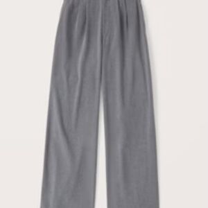 Abercrombie & Fitch Gray Wide Leg Pants
